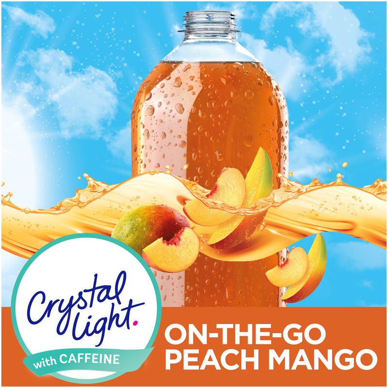 Crystal Light with Caffeine, Peach Mango, 10 CT - Trustables