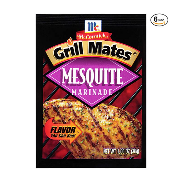 McCormick Grill Mates Mesquite Marinade, 1.06 OZ - Trustables