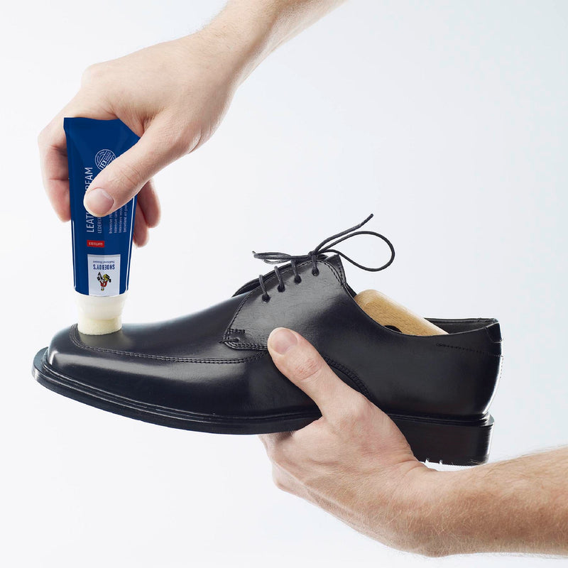 Shoeboy's Leather Cream Tube with Applicator Sponge, Camel, 75 ML - Trustables