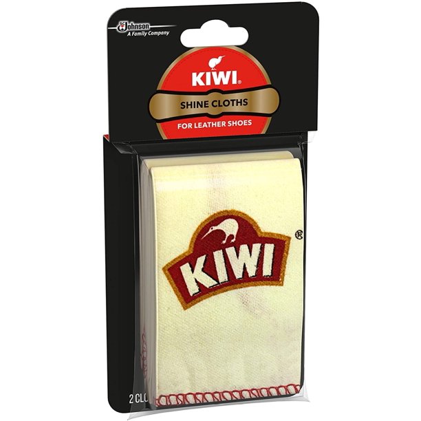 KIWI Shine Cloths, 2 CT per Pack