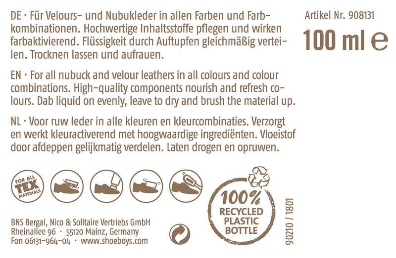 Shoeboy's Heritage Suede Liquid Shoe Care - Refreshes Colors & Nourishes Suede/Nubuck Leather – 100 ML - Trustables