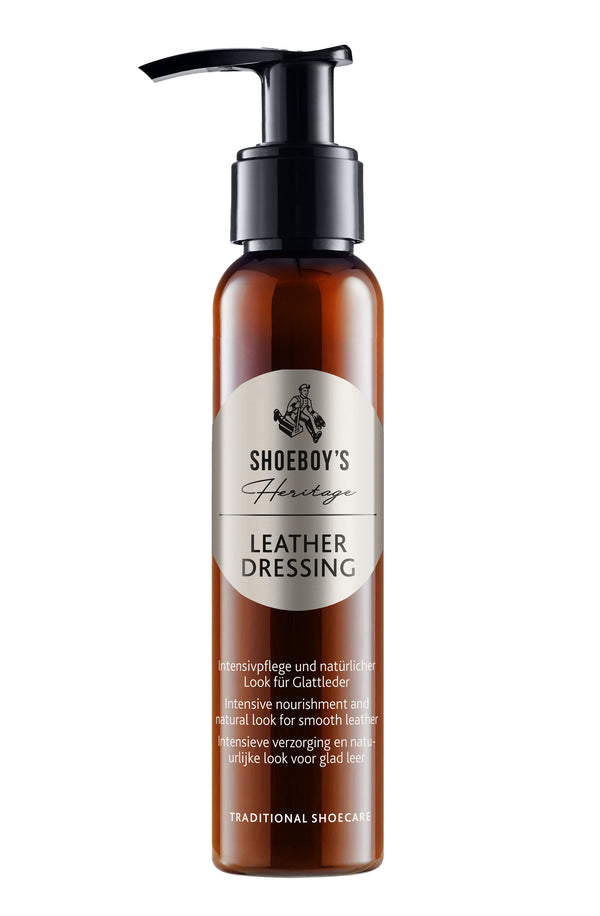 Shoeboy’s Heritage Leather Dressing - Intensive Nourishment & Natural Look for Smooth Leather Shoes - 90 ML Lotion with Lotion Dispenser - Trustables