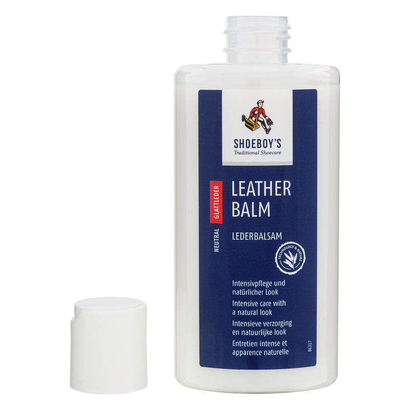 Shoeboy's Leather Balm Lotion, Neutral - Intensive Care & Nourishment for Smooth Leathers - 150 ML - Trustables