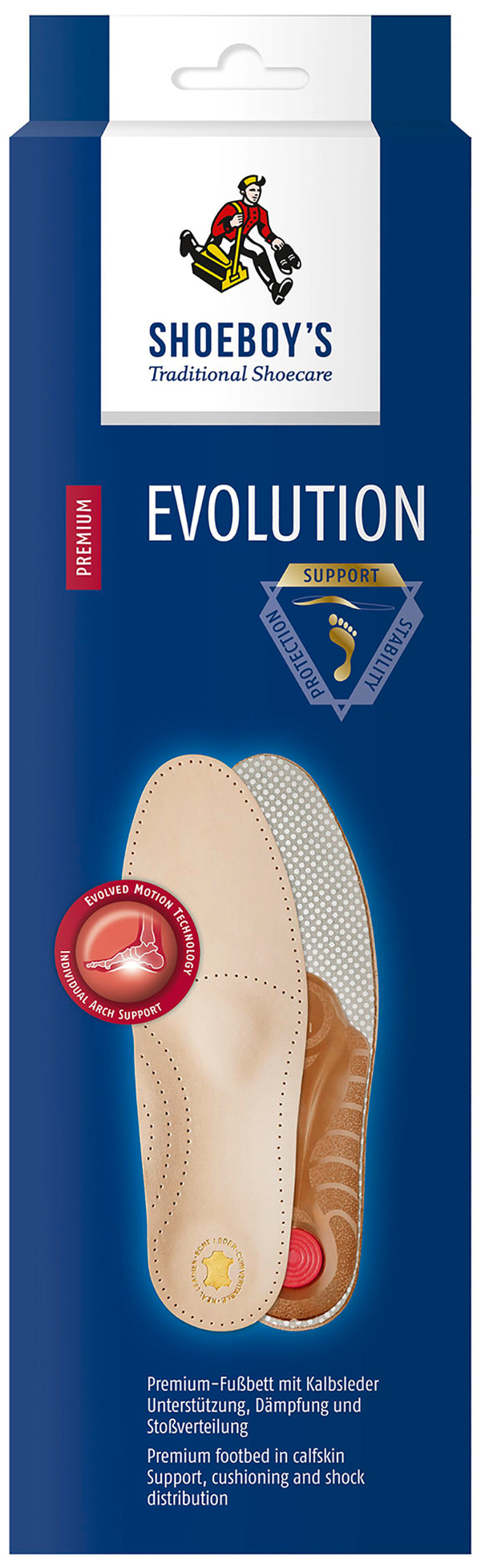Shoeboy's Evolution Support Insoles - Foot Support, Distributes Pressure, Absorbs Impact Shock - US Men's 9 (EU 42) - Trustables