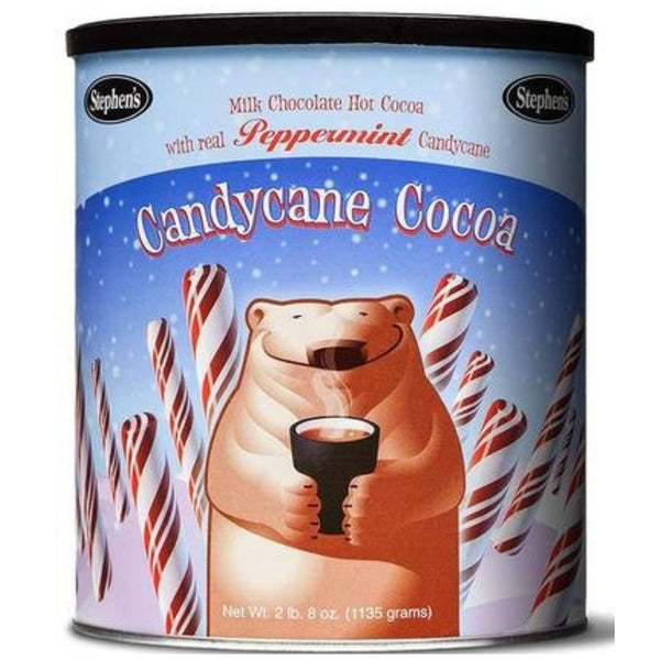 Stephen's Gourmet Candycane Cocoa Hot Cocoa Mix 2.5 LB Can - Trustables