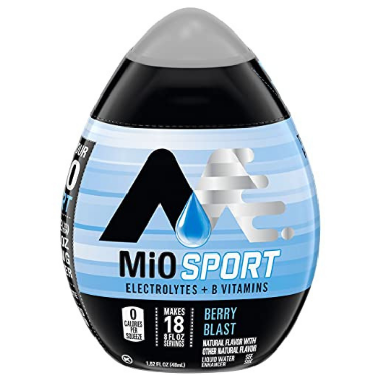 MiO Berry Blast, MiO Sport, Mio Water Flavoring, MiO water Enhancer, Mio Sport Liquid Water Enhancer, Berry Blast, 1.62 OZ - Trustables