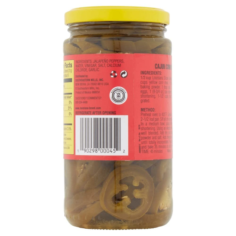 The Original Louisiana, Whole Jalapeno Peppers, 12 OZ - Trustables