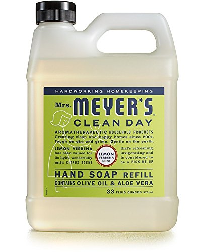Mrs. Meyer's  Hand Soap Variety, 1 Lemon Verbena Refill, 1 Lemon Verbena Hand Soap, 1 CT - Trustables
