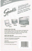 Sparkle Flat Screen & Monitor Cleaner Spray 2-Pack with Microfiber Shammy, Ammonia-Free, Alcohol-Free, Anti-Static & Non-Abrasive, Leaves No Streaks, 8 FL OZ Spray Bottles, 2 CT/Pack (Pack of - Trustables