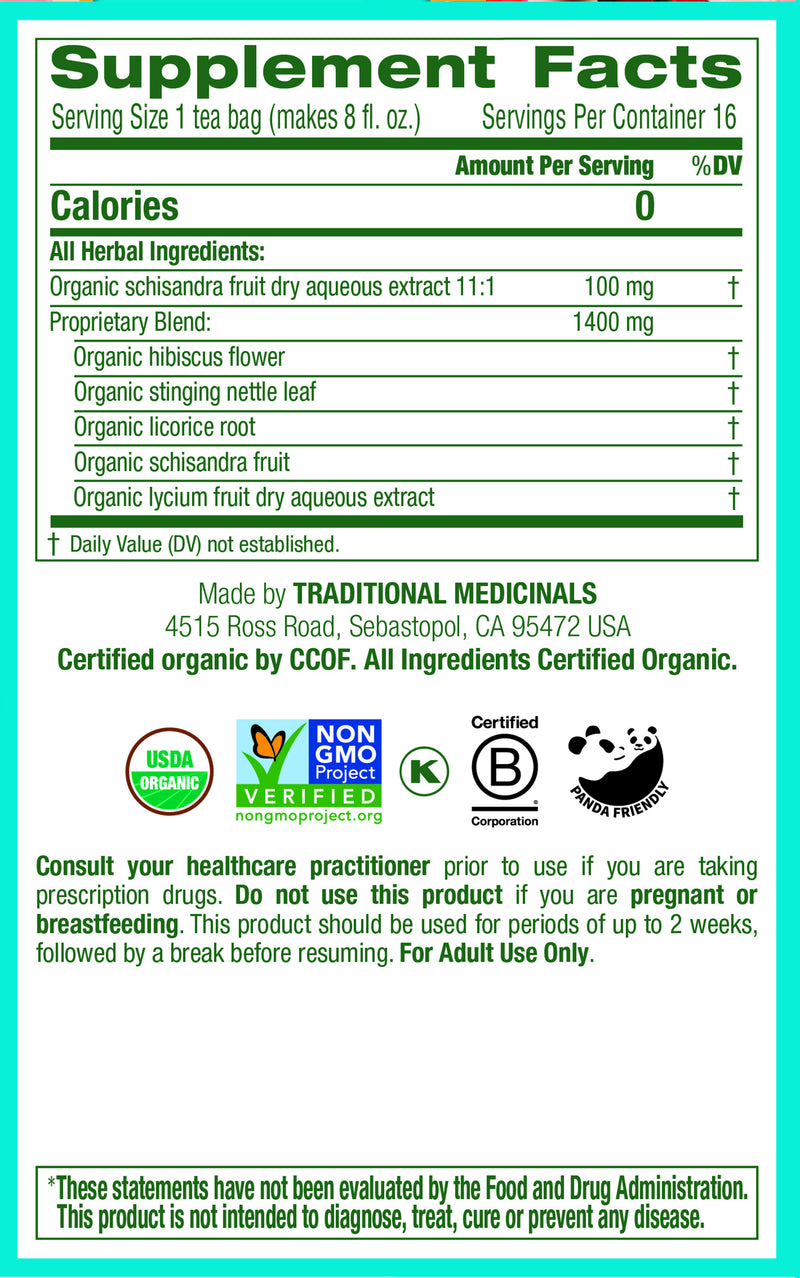Traditional Medicinals EveryDay Detox Detox Tea Made with organic ingredients, 16 CT - Trustables