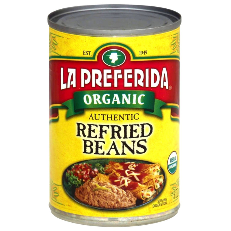 La Preferida Organic Refried Pinto Beans , 15 OZ - Trustables