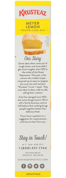 Krusteaz Meyer Lemon Pound Cake, 16.5 OZ - Trustables