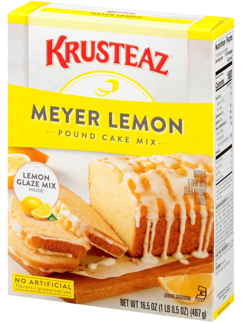 Krusteaz Meyer Lemon Pound Cake, 16.5 OZ - Trustables