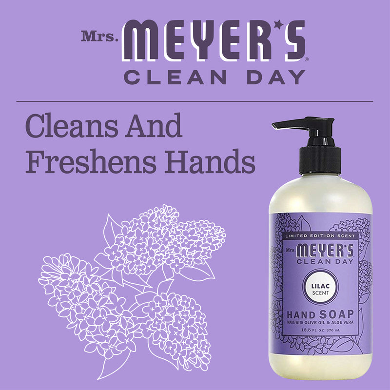 Mrs. Meyer's Hand Soap Variety Pack, 1 Peony, 1 Lilac, 2 CT - Trustables