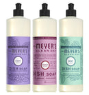 Mrs. Meyer's  Spring Dish Soap 3 Scent Variety, 1 Lilac, 1 Mint, 1 Peony, 1 CT - Trustables