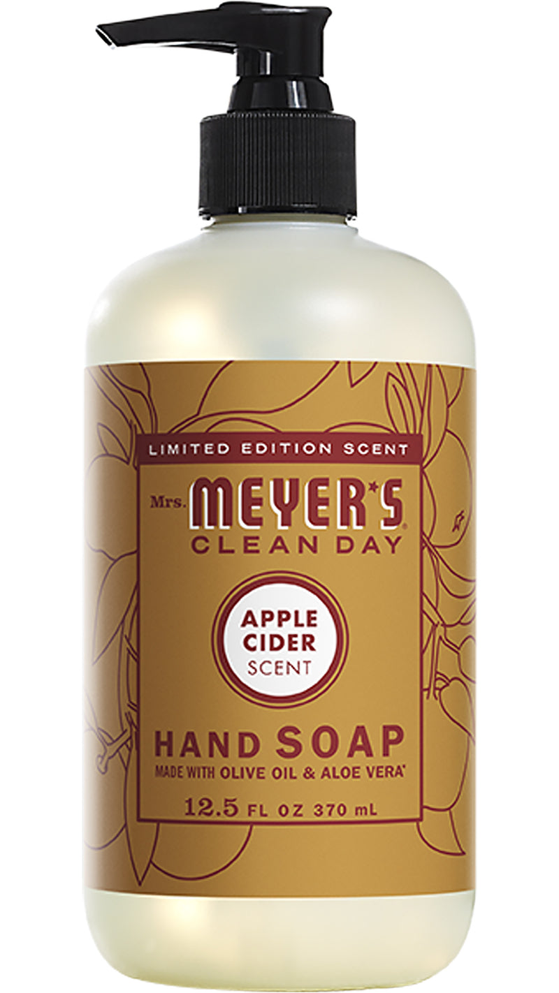 Mrs. Meyer's Apple Cider Kitchen Set Dish Soap, Hand Soap, Multi-Surface Cleaner, Apple Cider, 1 CT - Trustables