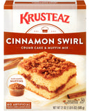 Krusteaz Cinnamon Swirl Crumb Cake & Muffin Mix, 21 OZ - Trustables