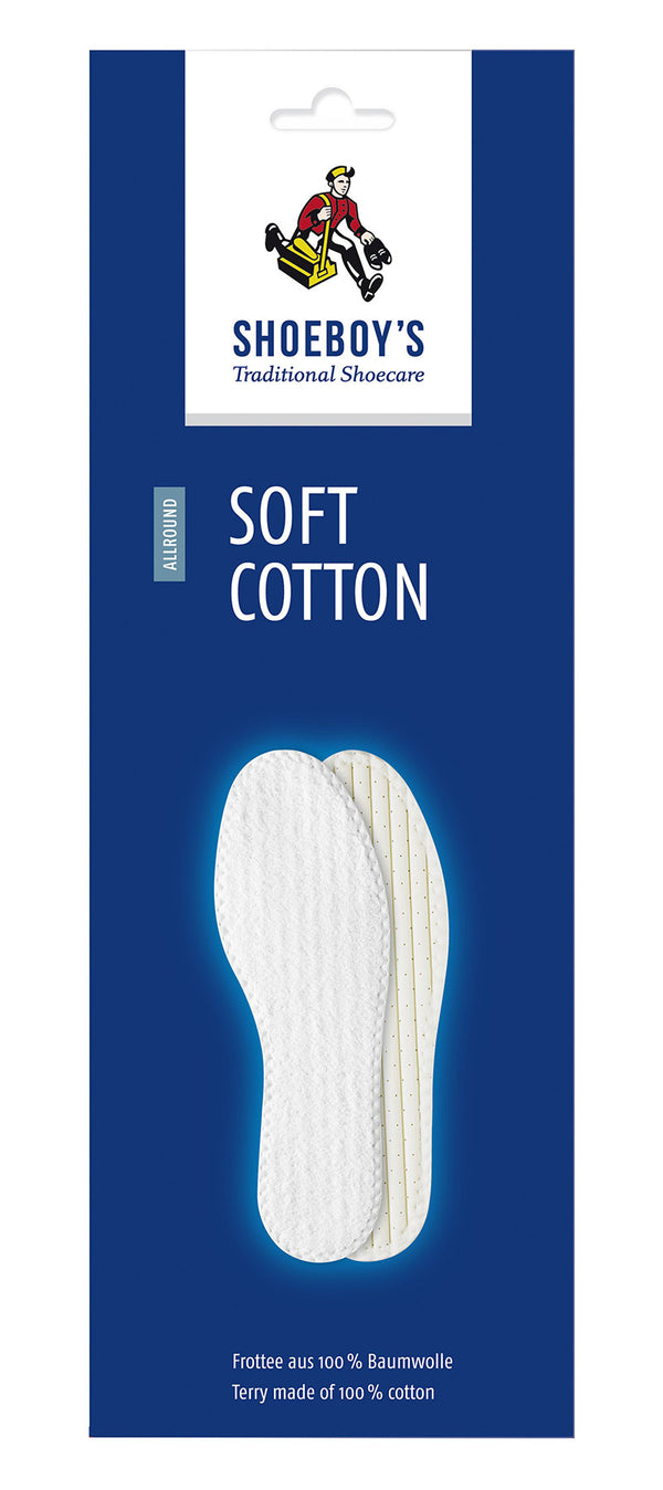 Shoeboy's Soft Cotton Insoles, EU 38 (US Women's 7.5), 1 CT - Trustables
