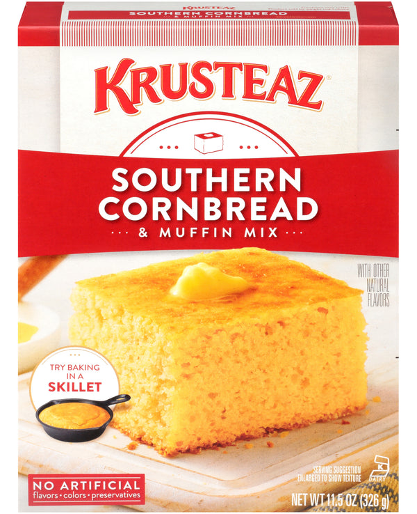 Krusteaz Southern Cornbread and Muffin Mix, 12 OZ - Trustables