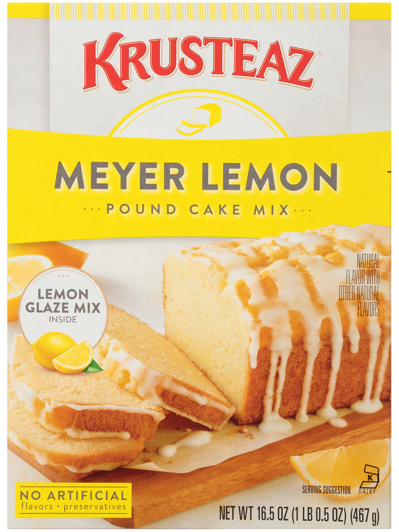 Krusteaz Meyer Lemon Pound Cake, 16.5 OZ - Trustables