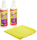 Sparkle Flat Screen & Monitor Cleaner Spray 2-Pack with Microfiber Shammy, Ammonia-Free, Alcohol-Free, Anti-Static & Non-Abrasive, Leaves No Streaks, 8 FL OZ Spray Bottles, 2 CT/Pack (Pack of - Trustables