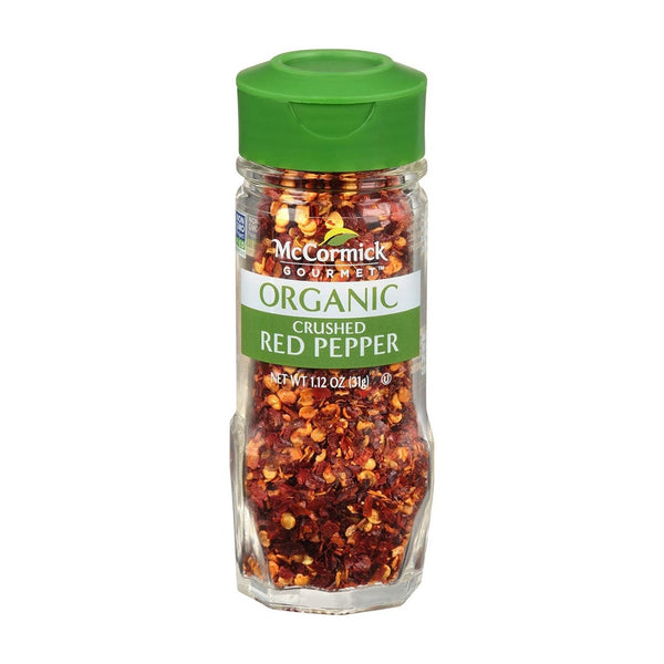 McCormick Gourmet Organic Red Pepper, Crushed, 1.12 OZ - Trustables