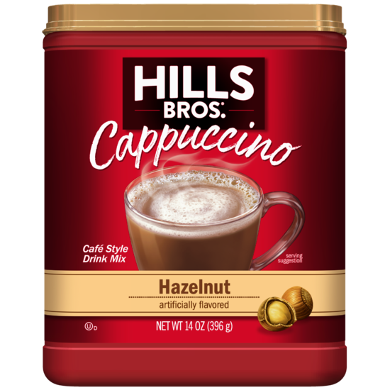 Hills Bros Hazelnut Cappuccino, 14oz Hills Bros Hazelnut Cappuccino, Hazelnut Cappuccino