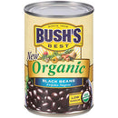 Bush's Best Organic Black and Garbanzo (Chickpeas) Beans Variety Pack, 3 Black Beans, 3 Garbanzo Beans, 1 CT - Trustables