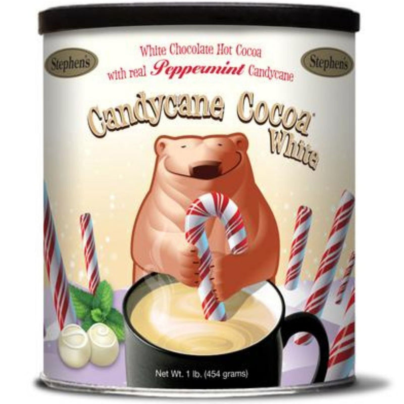 Stephen's Gourmet Candycane Cocoa White Chocolate Hot Cocoa 1 LB Mix - Trustables
