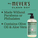 Mrs. Meyer's Hand Soap Variety Pack of 12.5 OZ Lemon Verbena Basil Lavender, 3 CT - Trustables