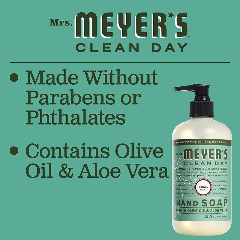 Mrs. Meyers Clean Day Orange Clove Hand Soap Bottle, 12.5oz
