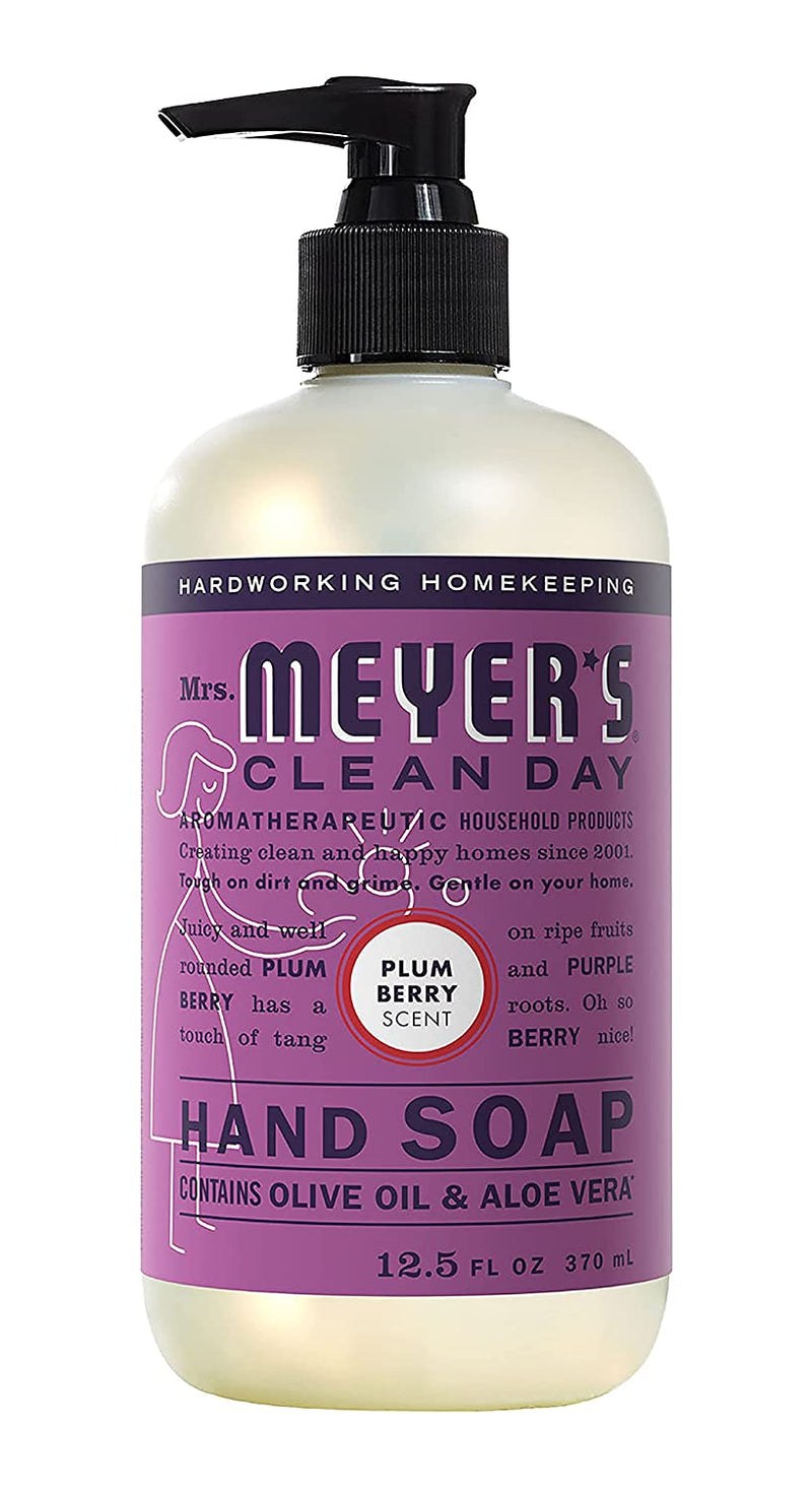 Mrs. Meyer's  Mrs. Meyer's  Liquid Hand Soap 3 Scent Variety Pack, 1 Rainwater, 1 Oat Blossom, 1 Plumberry, 1 CT - Trustables