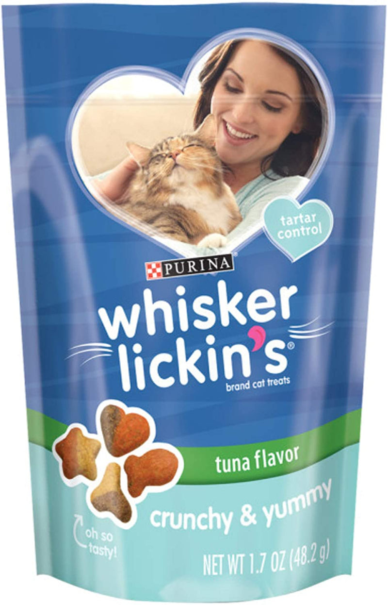 Whisker Lickin's Crunchy & Yummy Tuna Flavor Cat Treats, 1.7 OZ