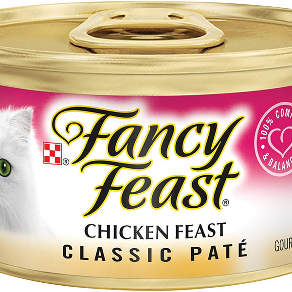 Purina Fancy Feast Classic Pate Chicken Feast Wet Cat Food 3 OZ