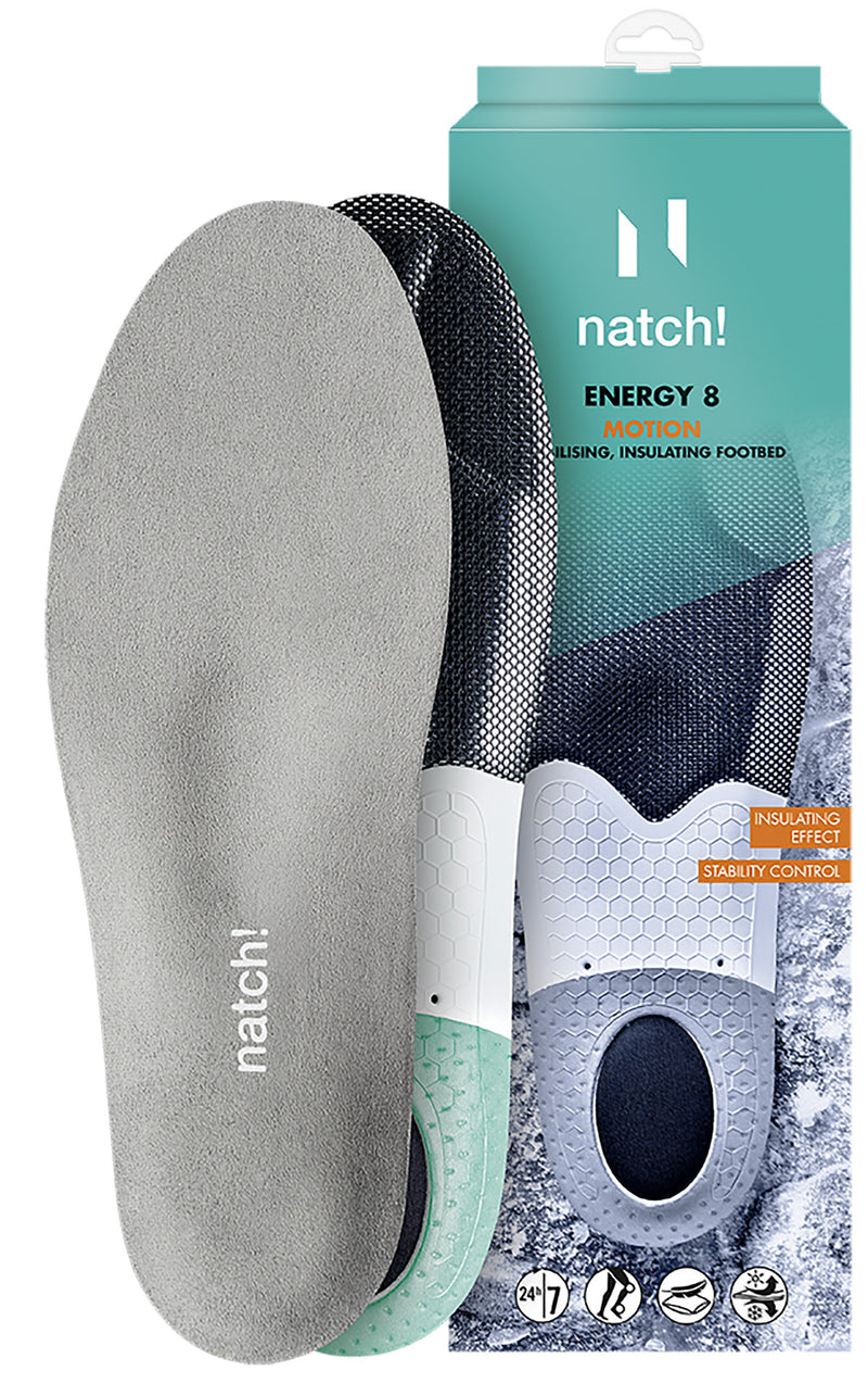 Natch Energy 8 Motion Insoles (EU 44) (USM 11), 1 CT - Trustables