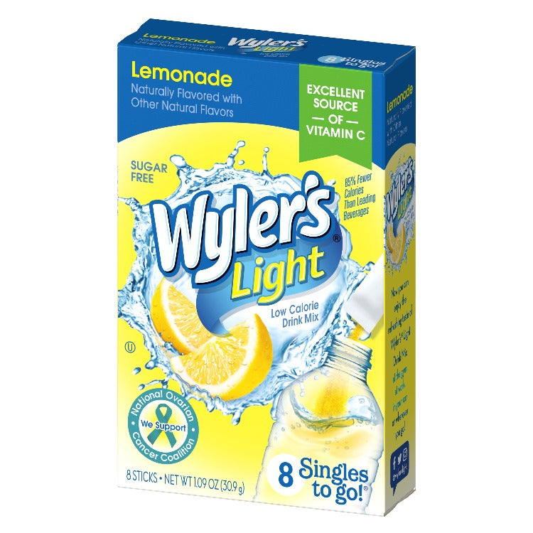 Wyler's Light Lemonade Singles To Go Drink Mix, 8 CT