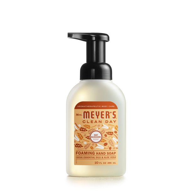 Mrs. Meyer's  Foaming Hand Soap, Oat Blossom, 10 Ounce - Trustables