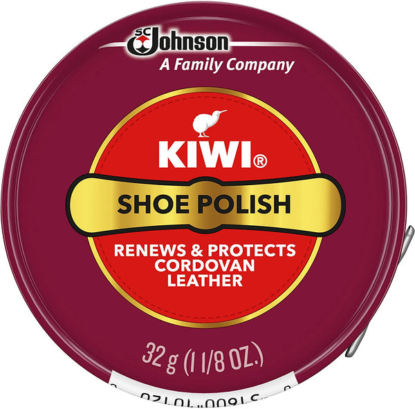 KIWI Shoe Polish Cordovan Can, 1.125 OZ