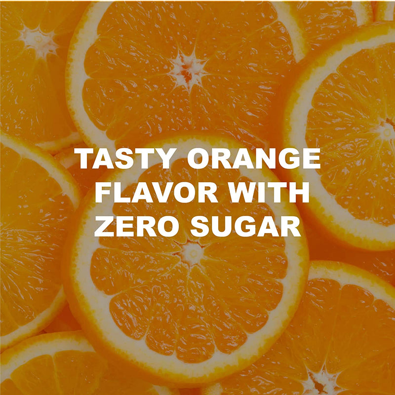 Sunkist Soda Orange Singles To Go Drink Mix - Tasty Orange flavor with zero sugar