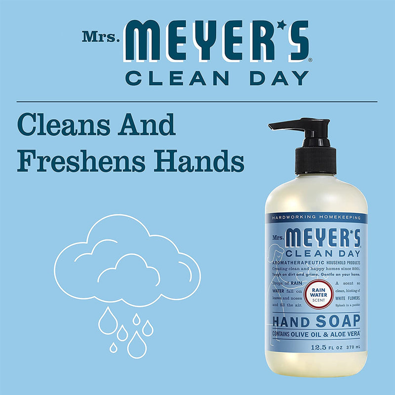 Mrs. Meyer's  Mrs. Meyer's  Liquid Hand Soap 3 Scent Variety Pack, 1 Rainwater, 1 Oat Blossom, 1 Plumberry, 1 CT - Trustables