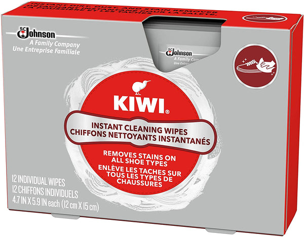 KIWI Instant Cleaning Wipes, 12 CT - Trustables