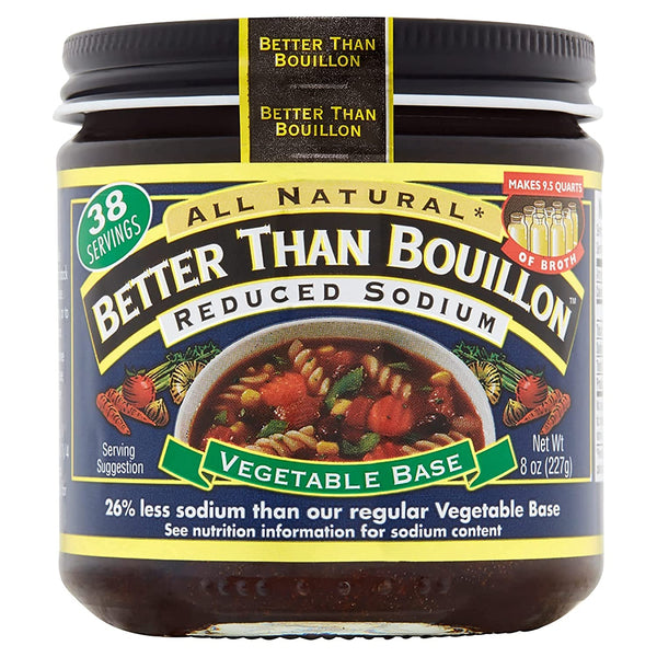 Better Than Bouillon Reduced Sodium Vegetable Base, 8 OZ - Trustables