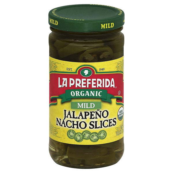 La Preferida Organic Jalapeno Nacho Slices, Mild , 11.5 OZ - Trustables