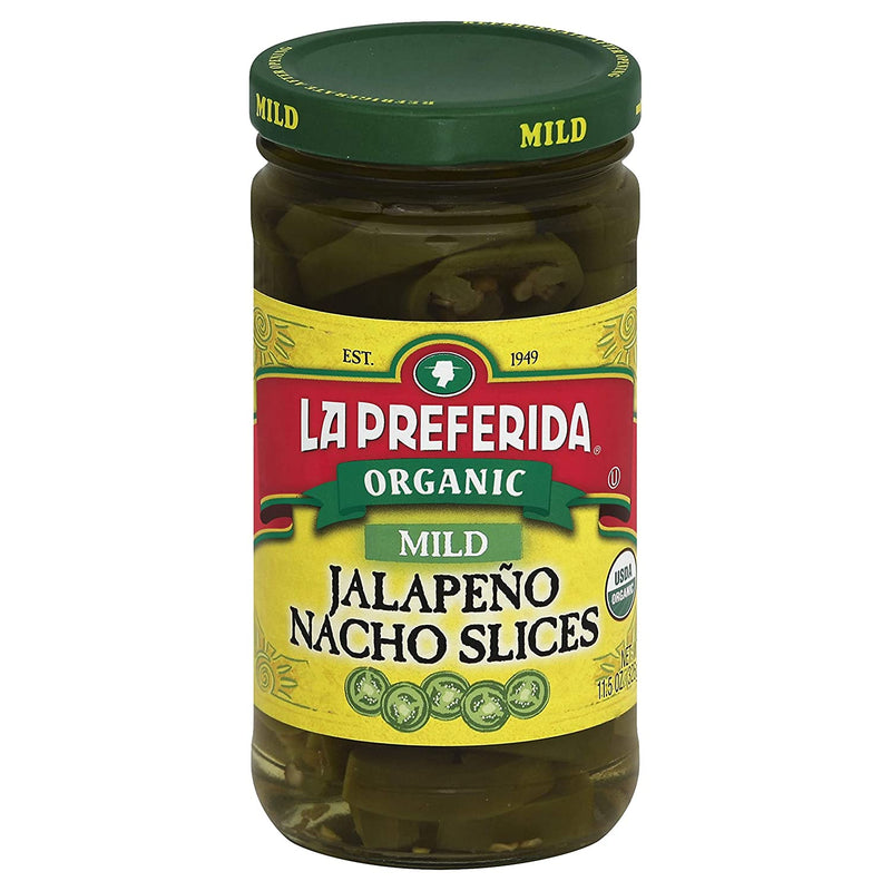 La Preferida Organic Jalapeno Nacho Slices, Mild , 11.5 OZ - Trustables