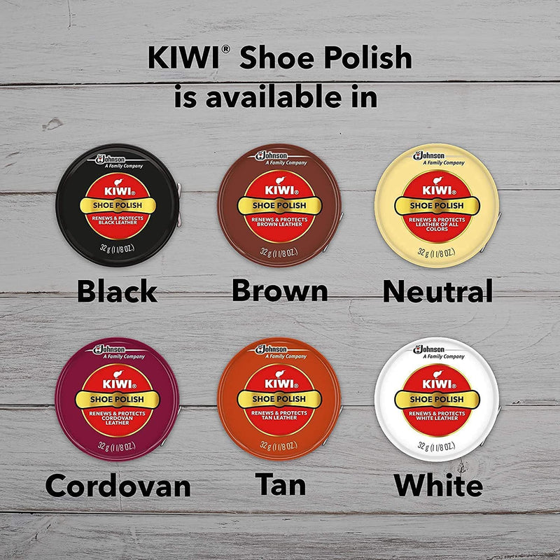 KIWI Shoe Polish Neutral, 1.125 OZ
