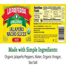 Organic Jalapeno Nacho Slices, Hot Jalapeno slices, Order Jalapeno slices, buy Jalapeno slices