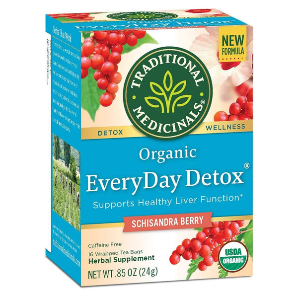Traditional Medicinals EveryDay Detox Detox Tea Made with organic ingredients, 16 CT - Trustables
