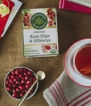 Traditional Medicinals Hibiscus Sampler Variety Pack, 1 Hibiscus, 1 Hawthorn with Hibiscus, 1 Rose Hips with Hibiscus, 1 CT - Trustables