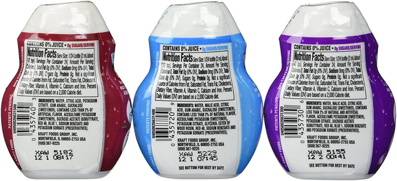 Kool-Aid Liquid Drink Mix Variety Pack, Includes 1 Cherry, 1 Grape, and 1 Tropical Punch, 3 CT - Trustables