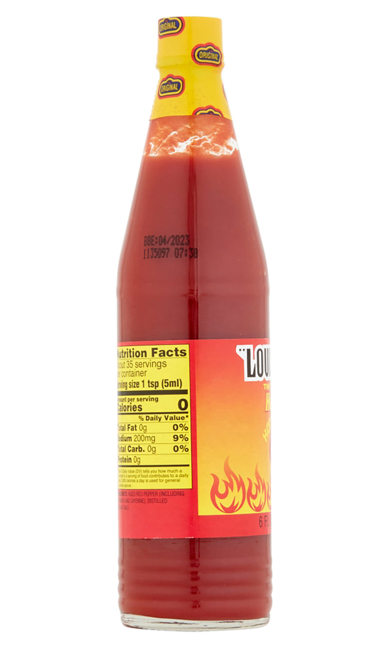 The Original Louisiana Hotter Hot Sauce, 6 OZ - Trustables